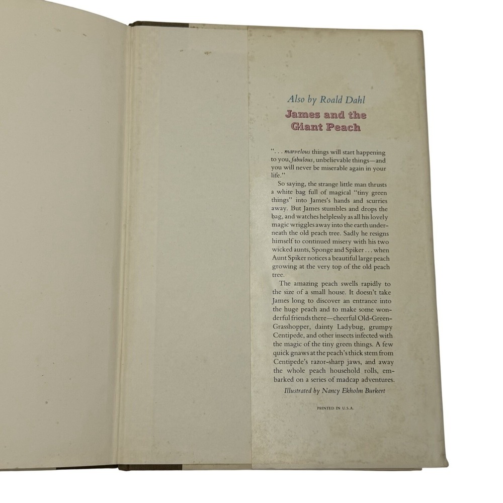 Charlie and The Chocolate Factory-Revised Edition 1973 Roald Dahl-VG-Willy Wonka - Picture 10 of 16